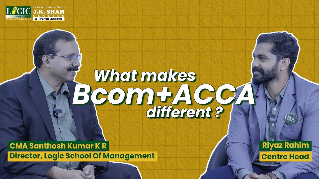 Director, CMA Santhosh Kumar K R unveils the incredible benefits of pursuing the B.COM+ACCA course.