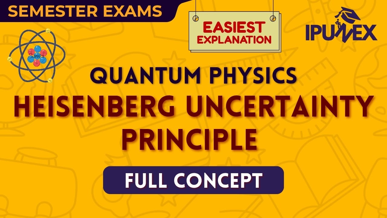 Heisenberg Uncertainty Principle | Quantum Mechanics | Concept + Numerical | Applied Physics