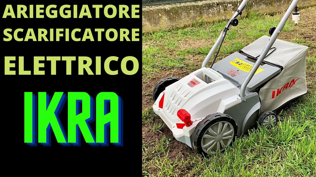 RECENSIONE Scarificatore Arieggiatore Elettrico IKRA