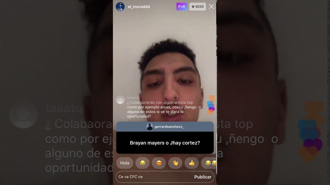 Preguntas y respuestas morad- dice su edad y opina del jicho
