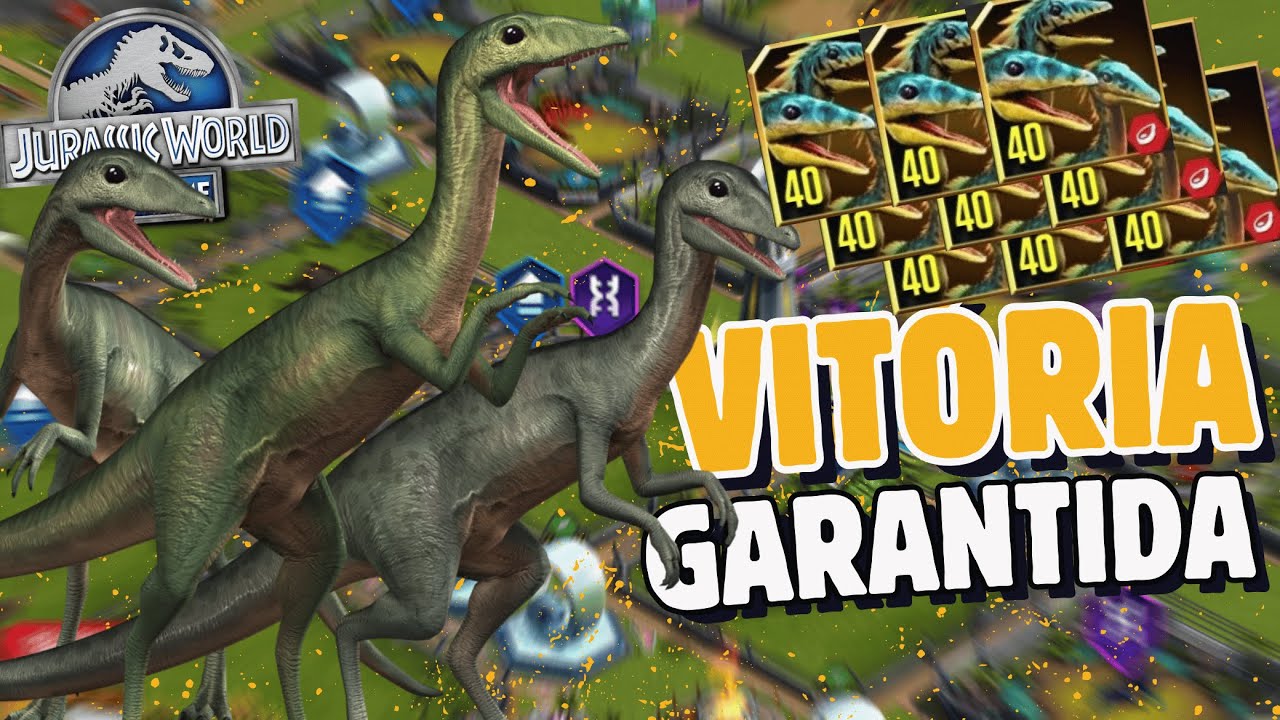 NUNCA MAIS VOU PERDER UMA BATALHA, COMPREI VARIOS COMPs E FIQUEI MUITO FORTE!!! .Jurassic World