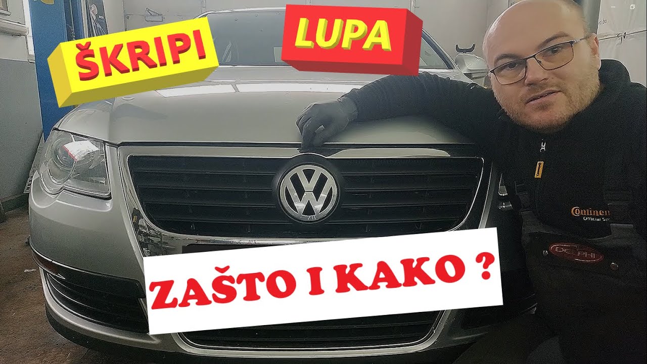 Zašto škripi ovaj Passat ,mjenjamo selen blokove / How to replace Control Arm Bushings