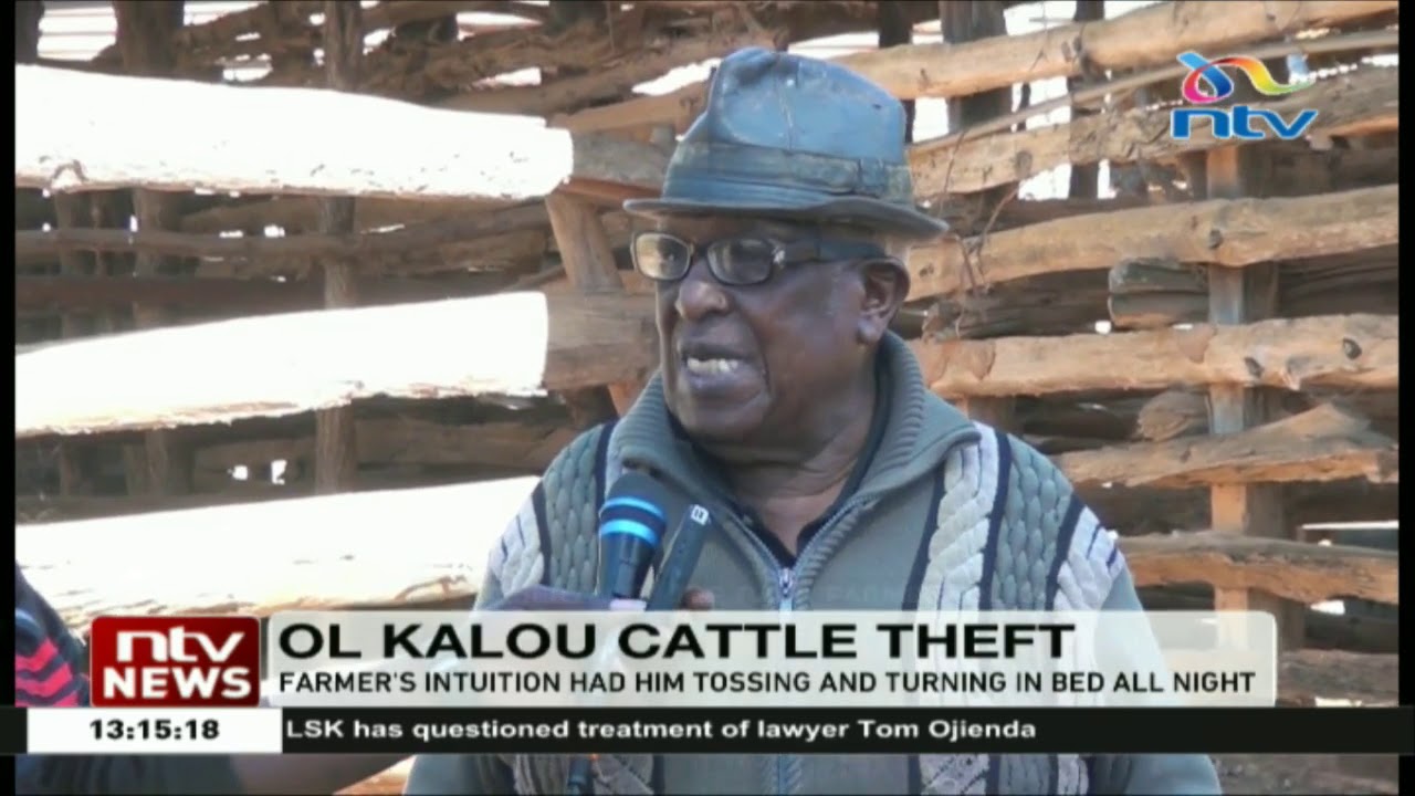 A dairy farmer in Ol Kalou counts losses after 6 cows were stolen from his home