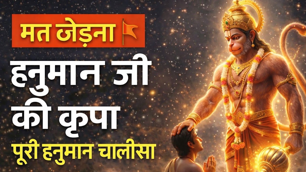 हनुमान चालीसा सुनते ही संकट दूर होंगे | 9:19 Powerful Hanuman Chalisa 🙏@Santprem15 #hanumanchalisa 