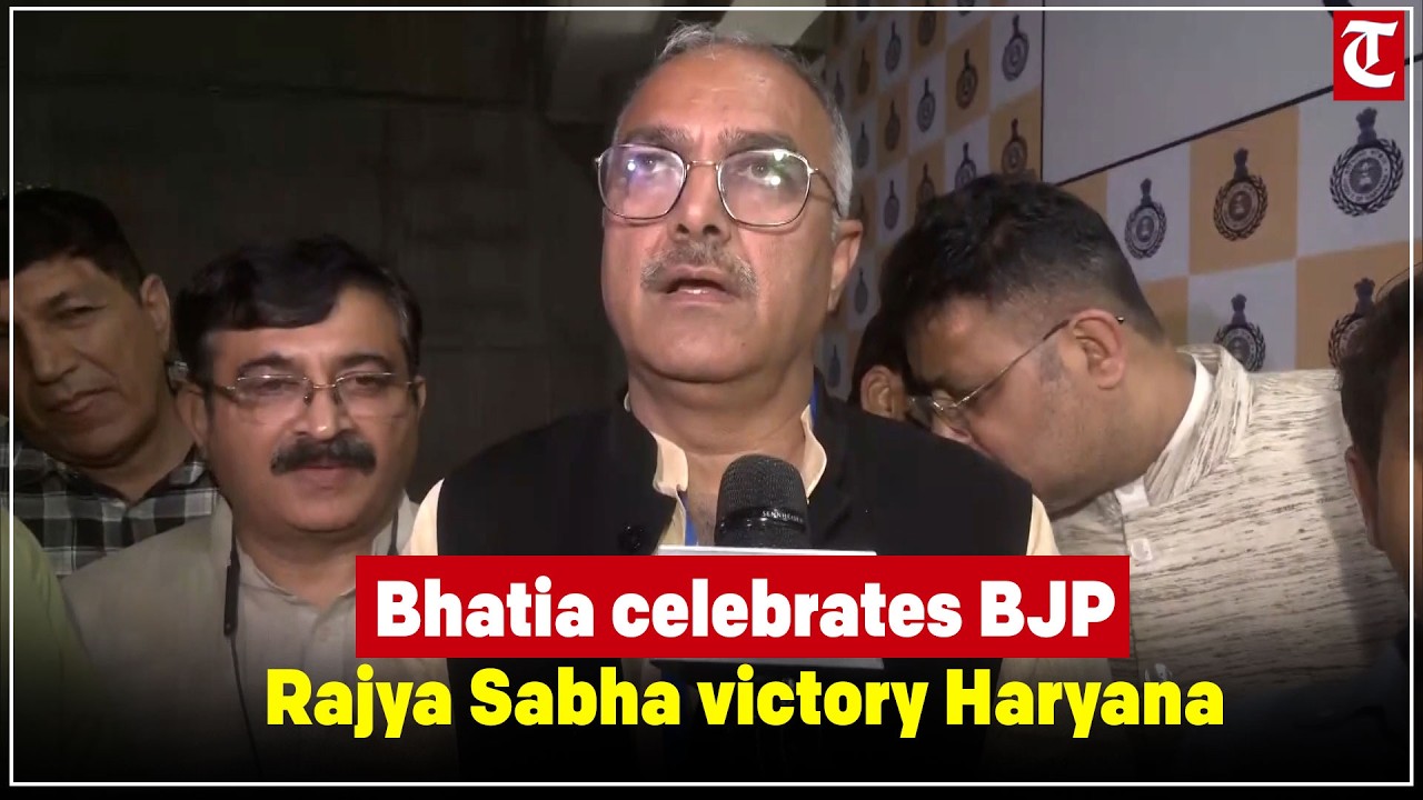 Sanjay Bhatia reacts after BJP victory in Haryana Rajya Sabha elections, calls it mandate win