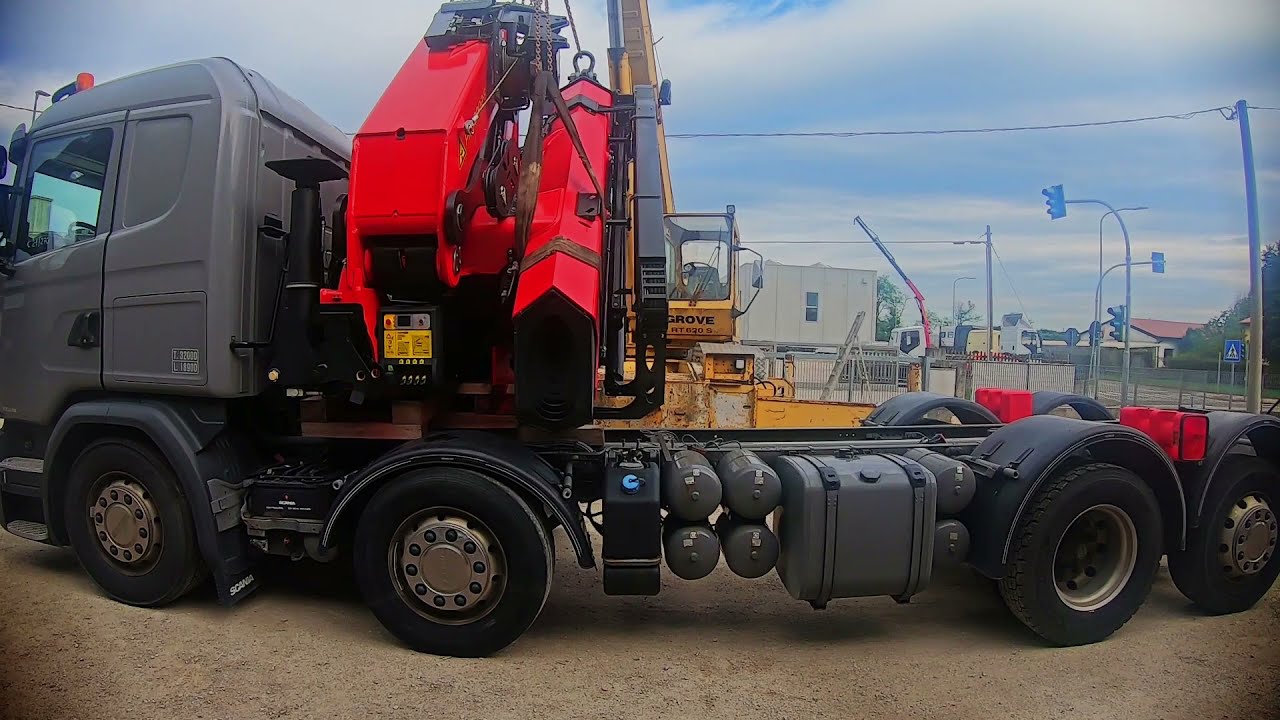 SCANIA G450 8X2 USATO PALFINGER PK 92002