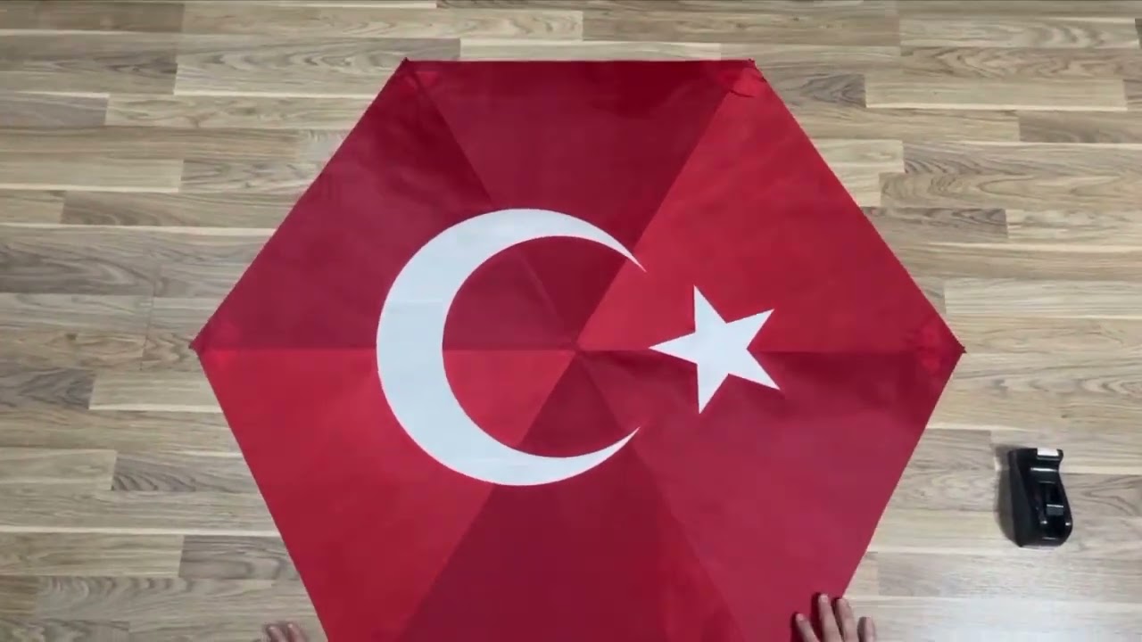 Profesyonel Portatif Kumaş Uçurtma Yapımı / Hexagonal fabric kite making