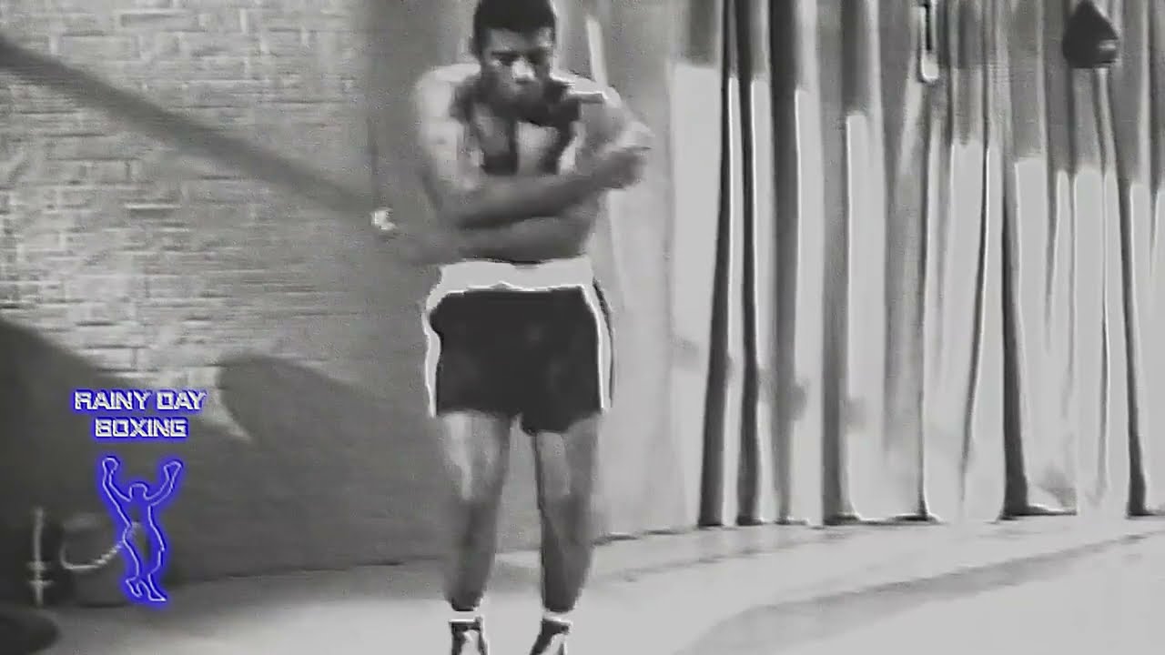Boxer Floyd Patterson Skipping Rope Crisscross