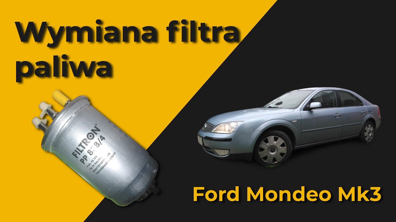 Wymiana filtra paliwa w Fordzie Mondeo Mk3