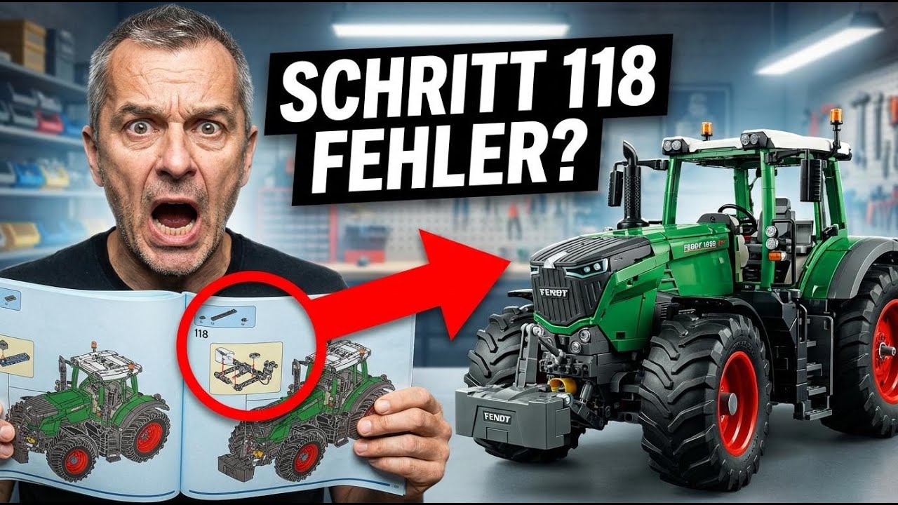 FENDT 1052 Vario: Schritt 118 Fehler! (Warum ich fast abbrach)