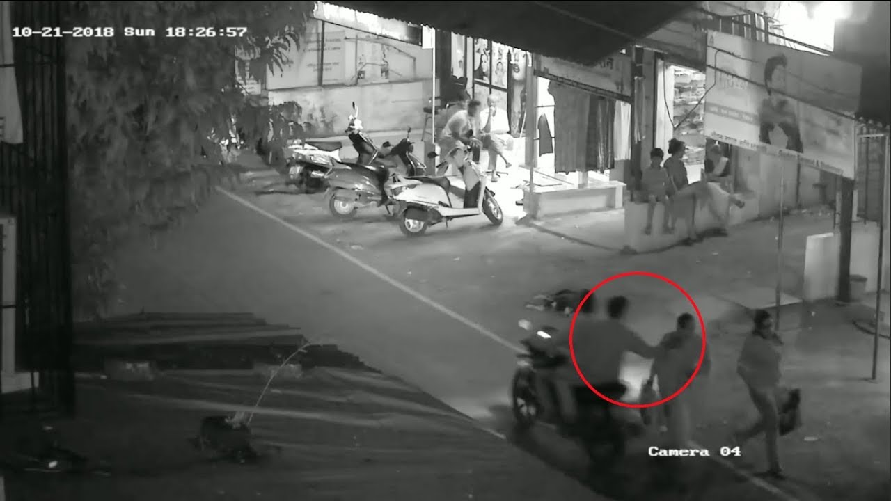 CCTV | Chain Snatching incidents in Virar