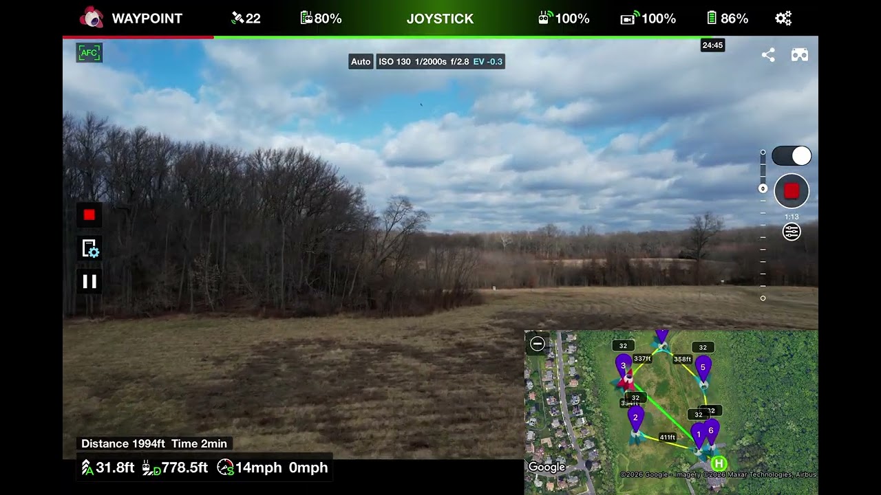 DJI Air 2S Litchi Waypoint mission