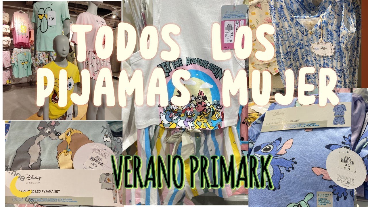 PIJAMAS MUJER PRIMARK 2024 VERANO/TODA LA SECCION NUEVO EN PRIMARk