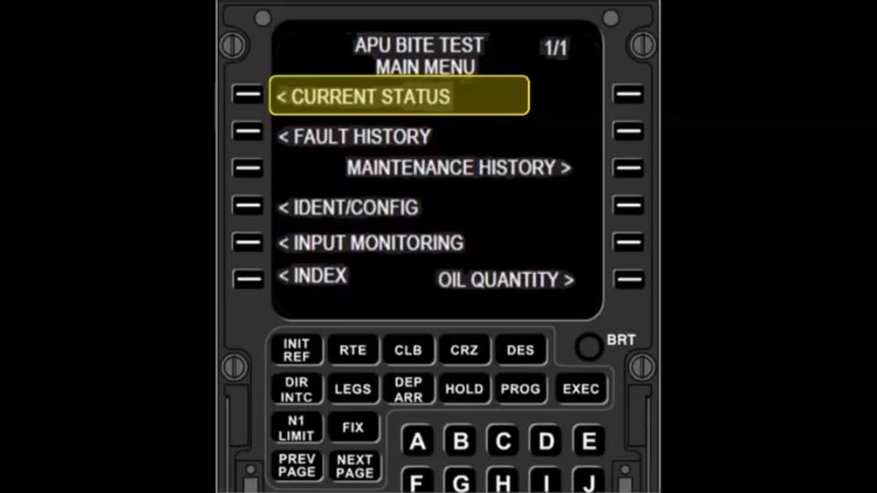 131-9B APU Troubleshooting via CDU