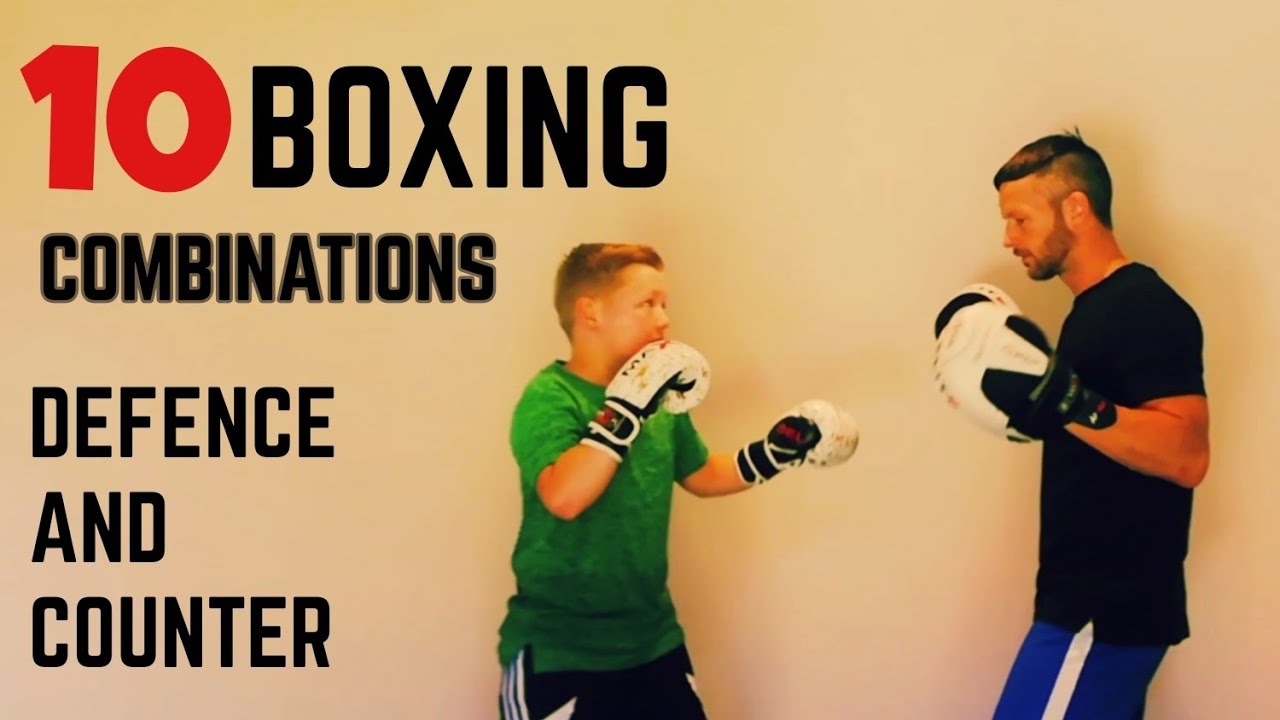 Kids boxing | 10 combinations - Defence and counter