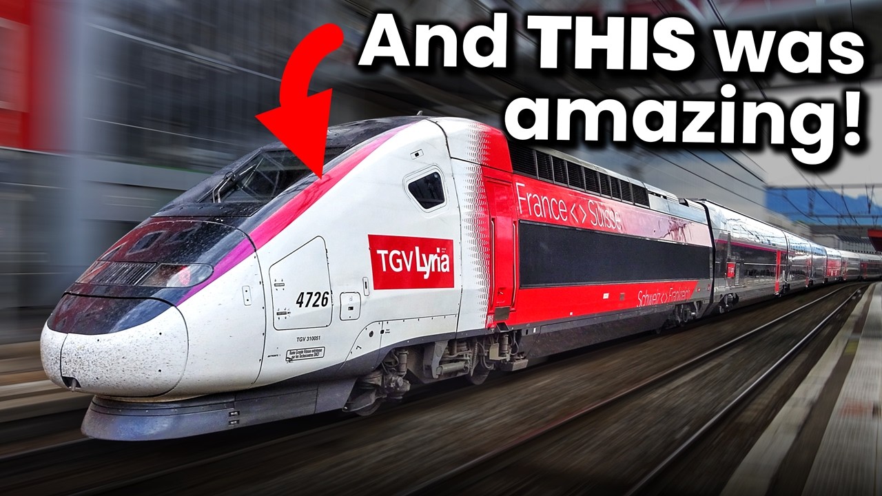 INCREDIBLE: TGV Lyria Upper Deck First Class 🇫🇷 🇨🇭