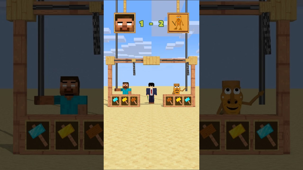 HELP Herobrine To Power Up And Win The Farthest Bedrock Throw #friendship #shorts #trending #anime