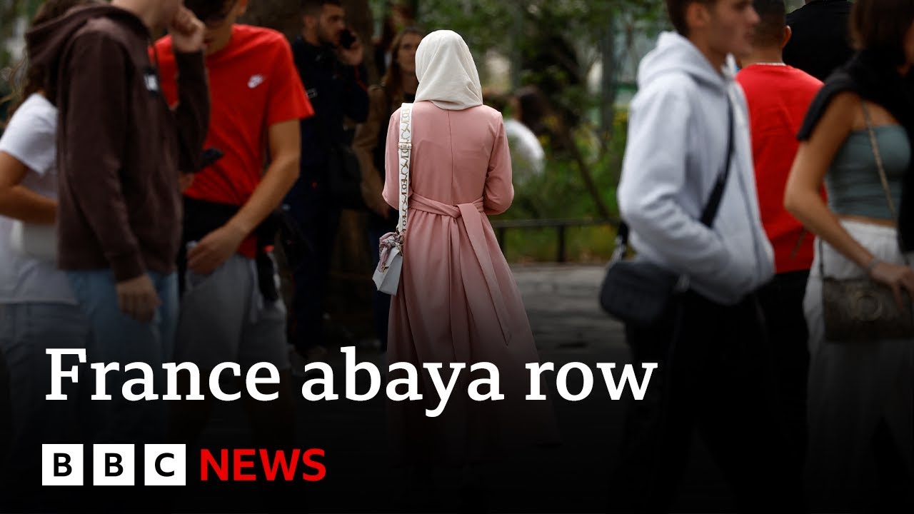 French schools send home girls wearing banned abaya robe - BBC News