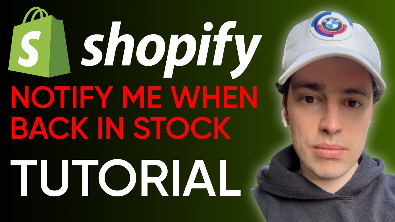 Как настроить уведомления о поступлении товара в Shopify | Простое руководство