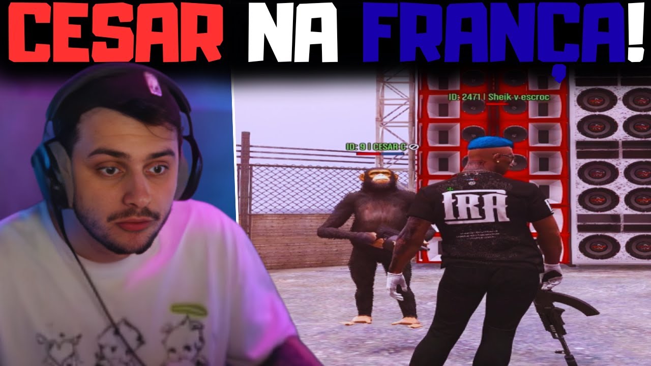 CESAR ENTROU DE PENETRA NA FAVELA DA FRANÇA | GTA RP