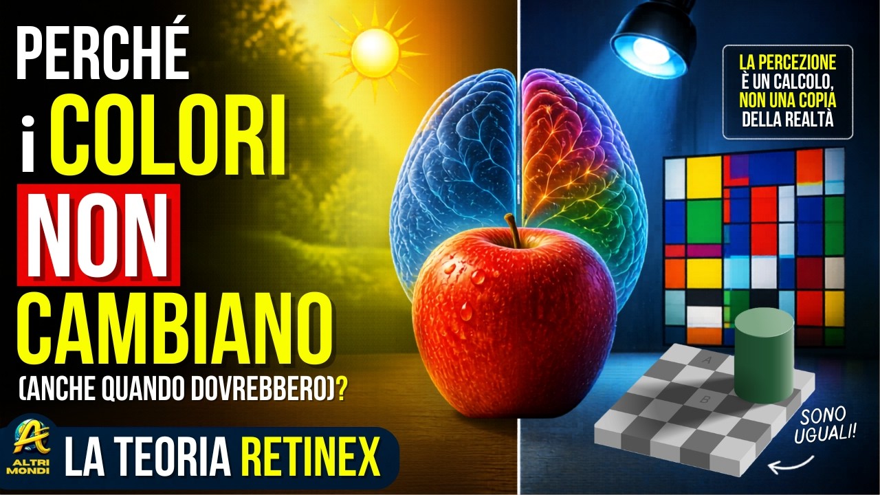 Perch&eacute; i Colori Restano Stabili? 🧠 La Teoria Retinex e la Costanza del Colore 🌈