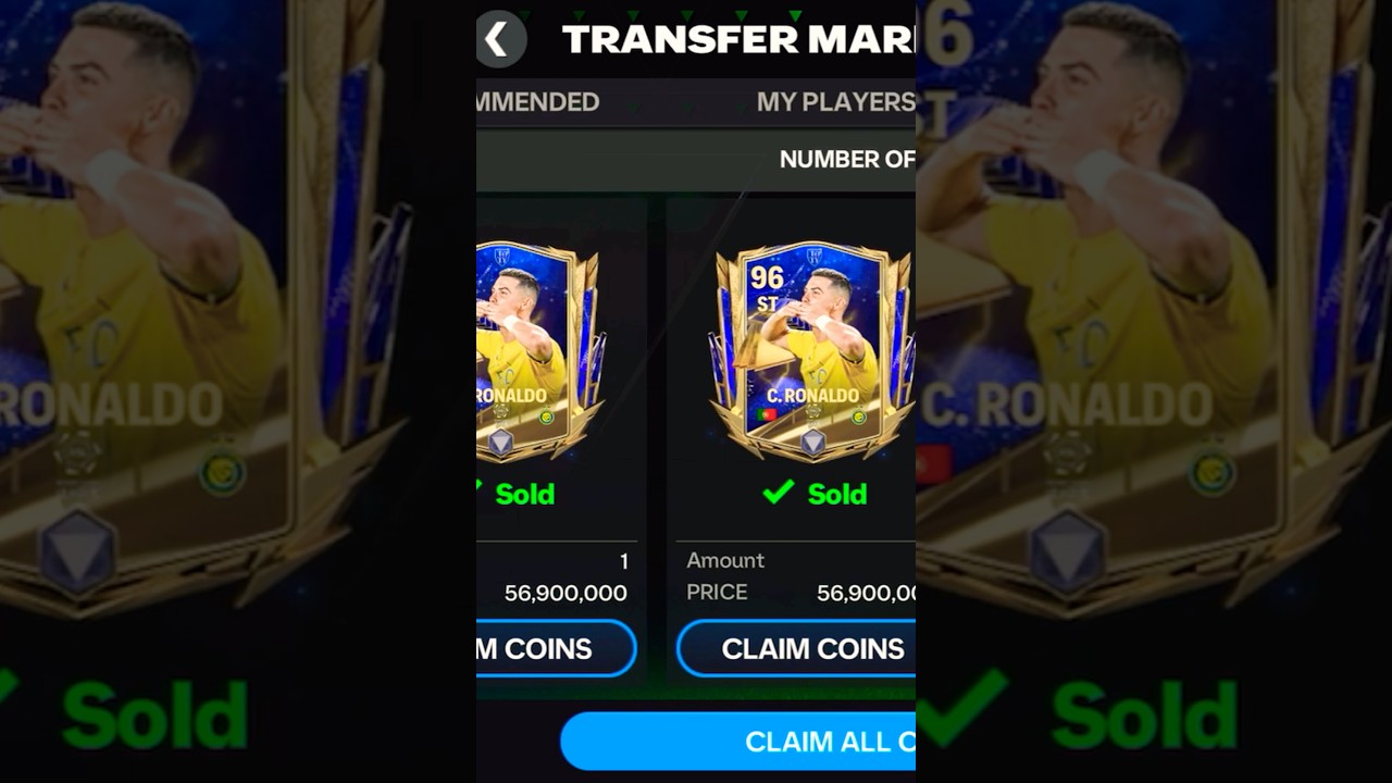 20x Ronaldo🇵🇹 = Coins?? #fcmobile