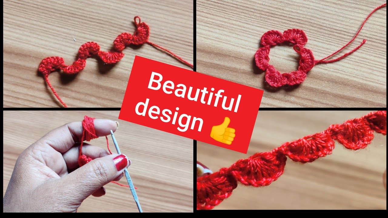 #arts #Crochet pattern sa half circle and Easy Crochet less design 👍