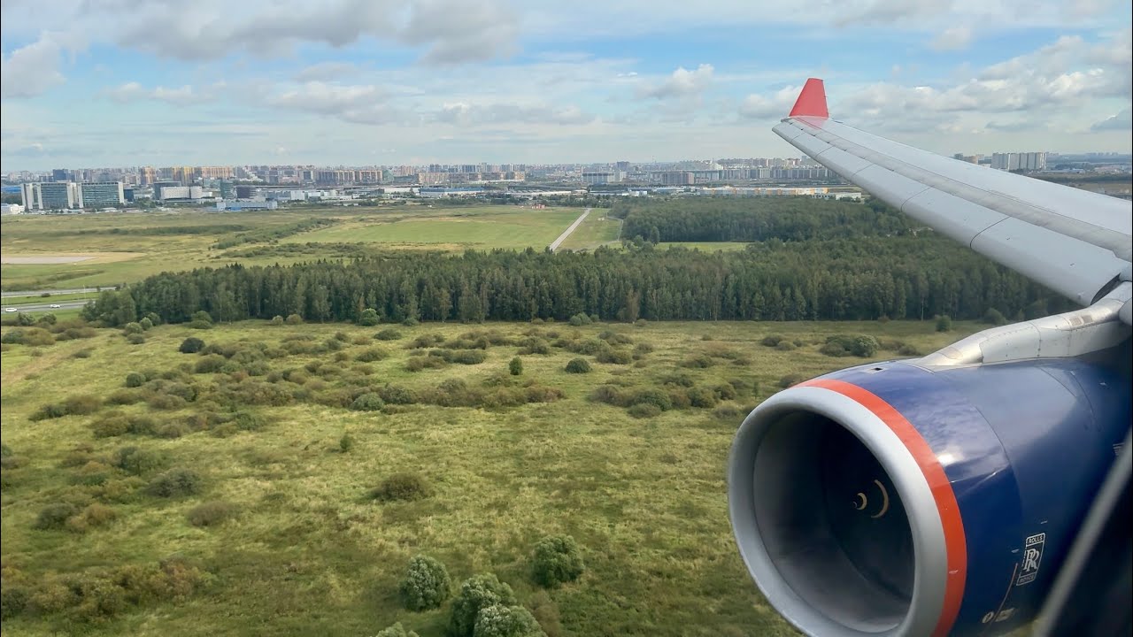 Аэрофлот • Airbus A330-343X • RA-73786 • Посадка в Санкт-Петербурге