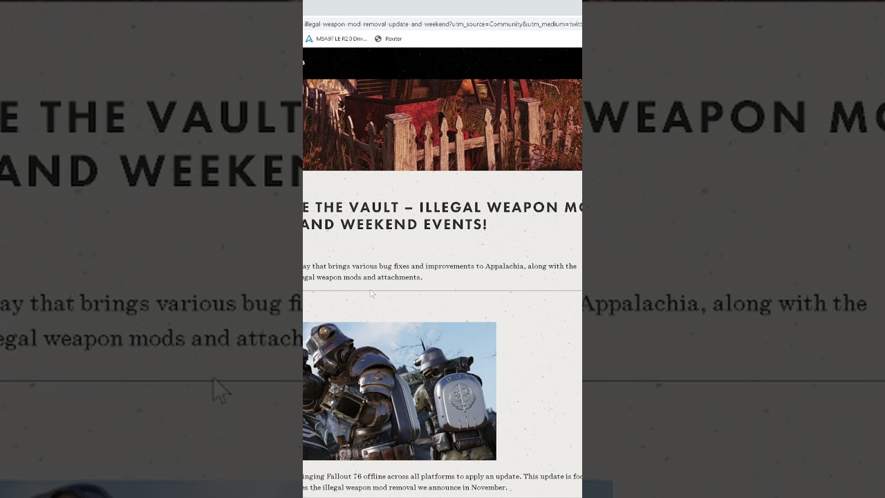 Fallout 76 Legacy Weapons REMOVED! Official Post From Bethesda #shorts #short #fallout #fallout76