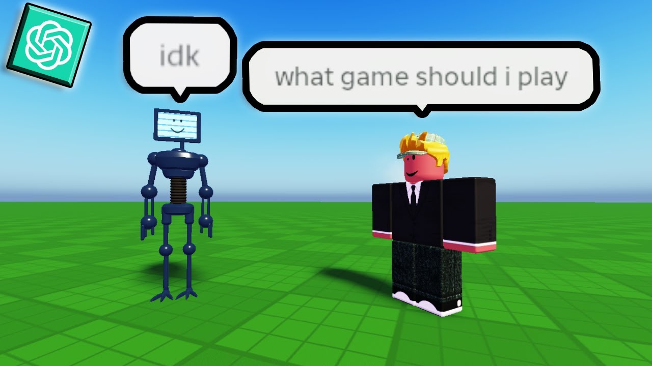 I let Chatgpt chose what Roblox game i play...
