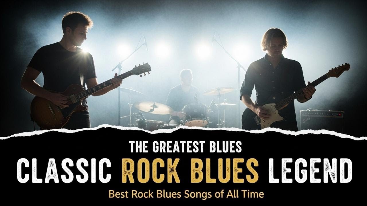 Eric Clapton, Jimi Hendrix, BB King, Muddy Waters, ZZ Top – Timeless Blues Rock Guitar Legends