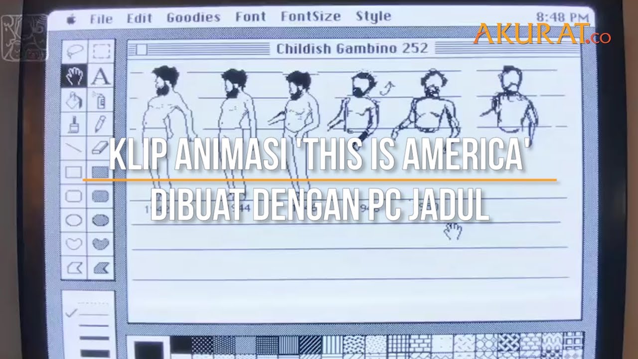 Klip Animasi 'This Is America' Dibuat Dengan PC Jadul