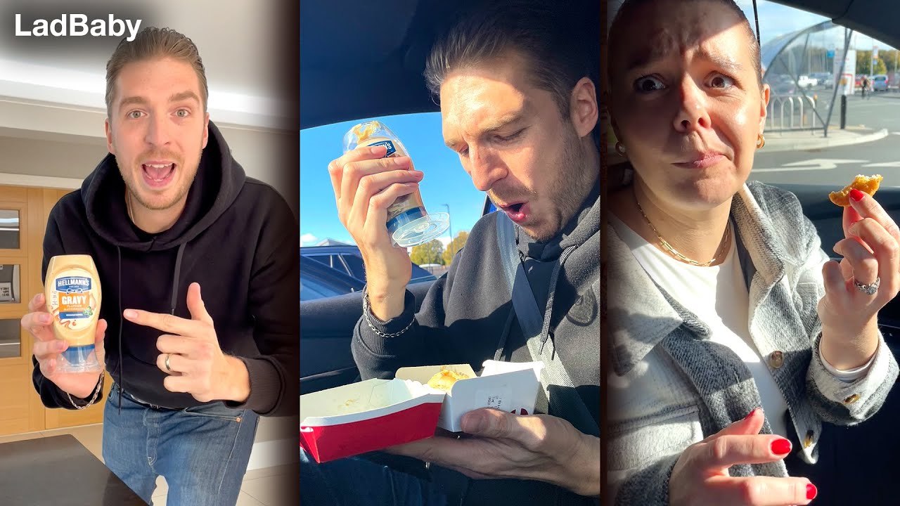 When Dad finds secret GRAVY mayonnaise 🍔🍟