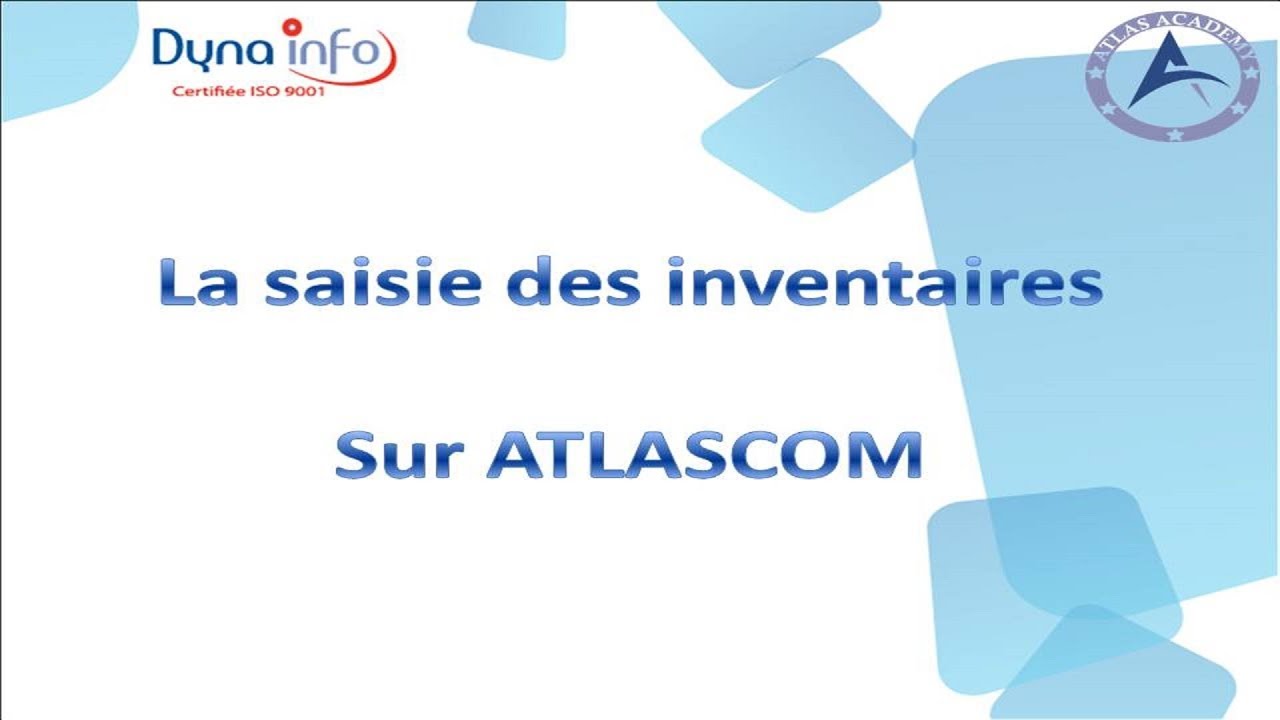 Comment créer un inventaire des articles sur ATLASCOM Gestion Commerciale ?