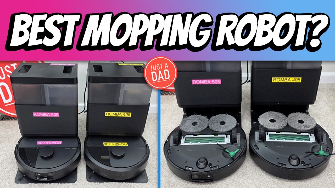 Best Mopping?  Roomba 505 vs 405 Robot Vacuum & Mop Comparison. Who Wins?