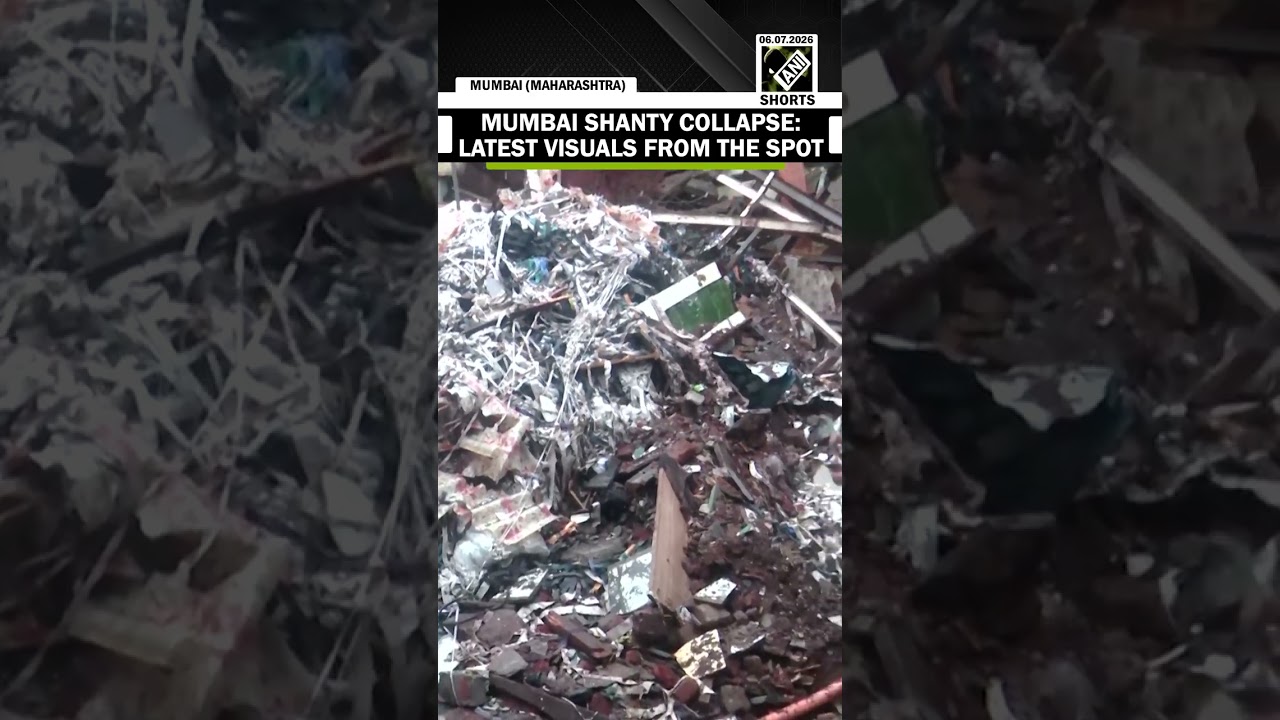 Mumbai shanty collapse: Morning visuals from the spot in Mankhurd's Janata Nagar