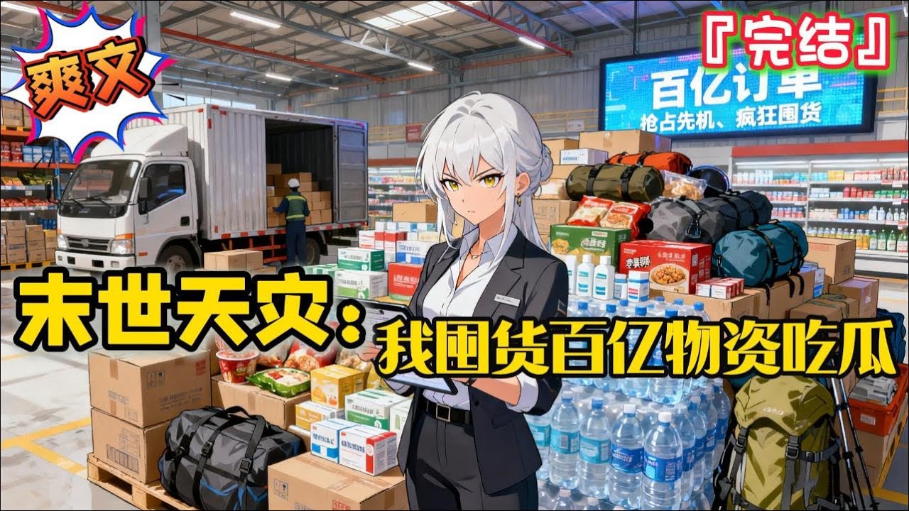 完结《末世天灾：我囤货百亿物资吃瓜》重生归来，她寸步不让，抢占先机，疯狂囤货百亿… #爽文 #小说 #一口气看完 #有聲書 #有声小说 #完结文 #有声书 #完結 #末日 #求生 #穿越 #有聲小說