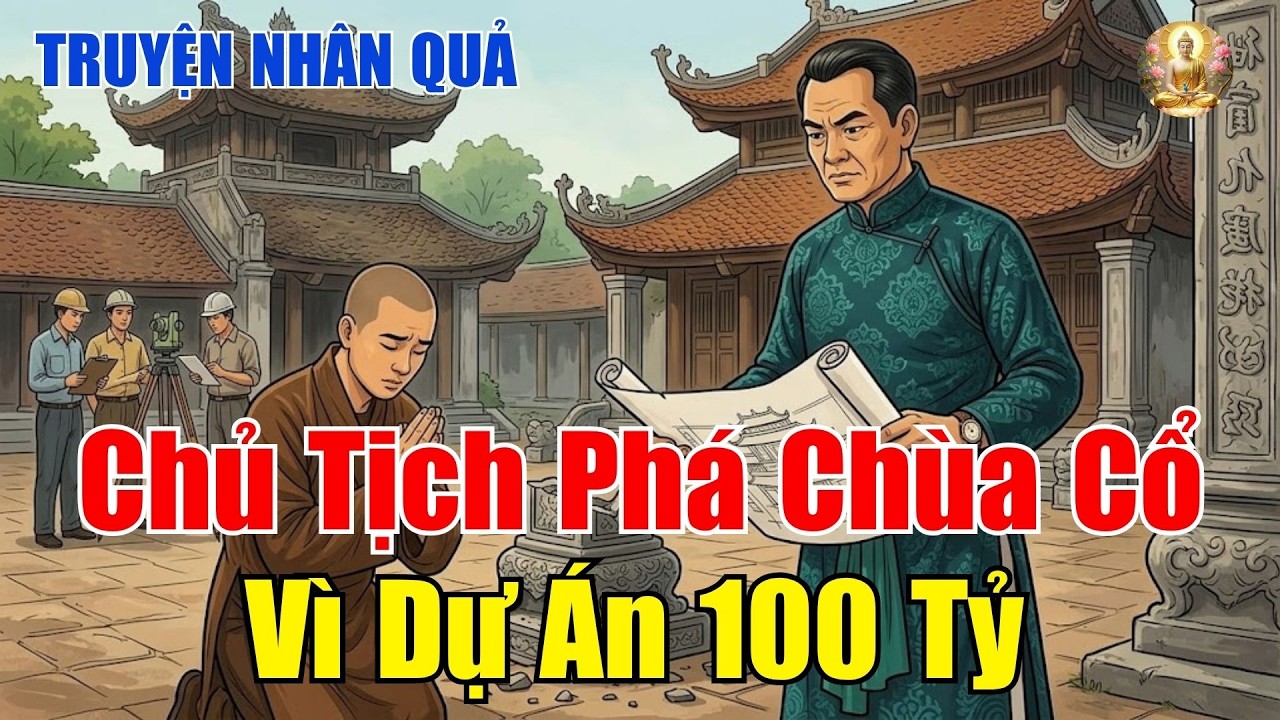 Truyện Nhân Quả Có Thật: Chủ Tịch Đập Phá Chùa Cổ Vì Dự Án 100 Tỷ – Cái Kết Khiến Ai Cũng Bàng Hoàng