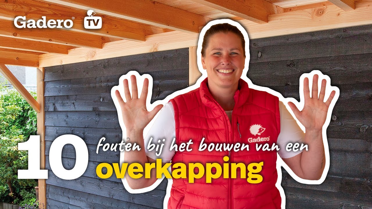 De meest gemaakte fouten bij het maken van een overkapping!