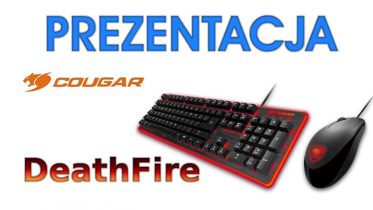 Unboxing Zestawu Klawiatura + Mysz  Cougar DeathFire - HardPC TV #116