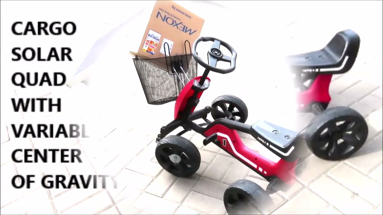 WORD NOVELTY Safety Solar PV pedal E-quad active self prevented crash by tilt less variable gravity