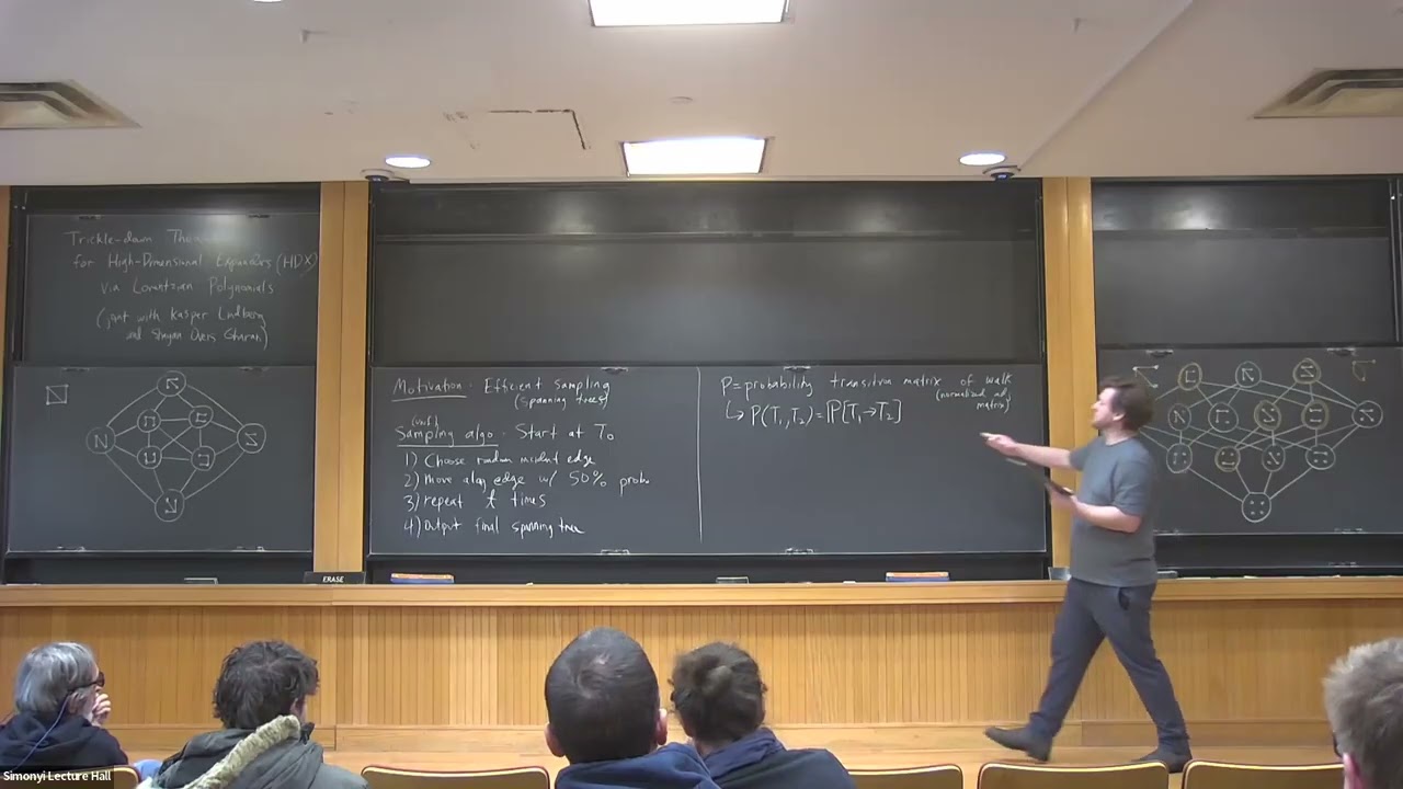 Trickle-down Theorems for High-dimensional Expanders via Lorentzian Polynomials - Jonathan Leake