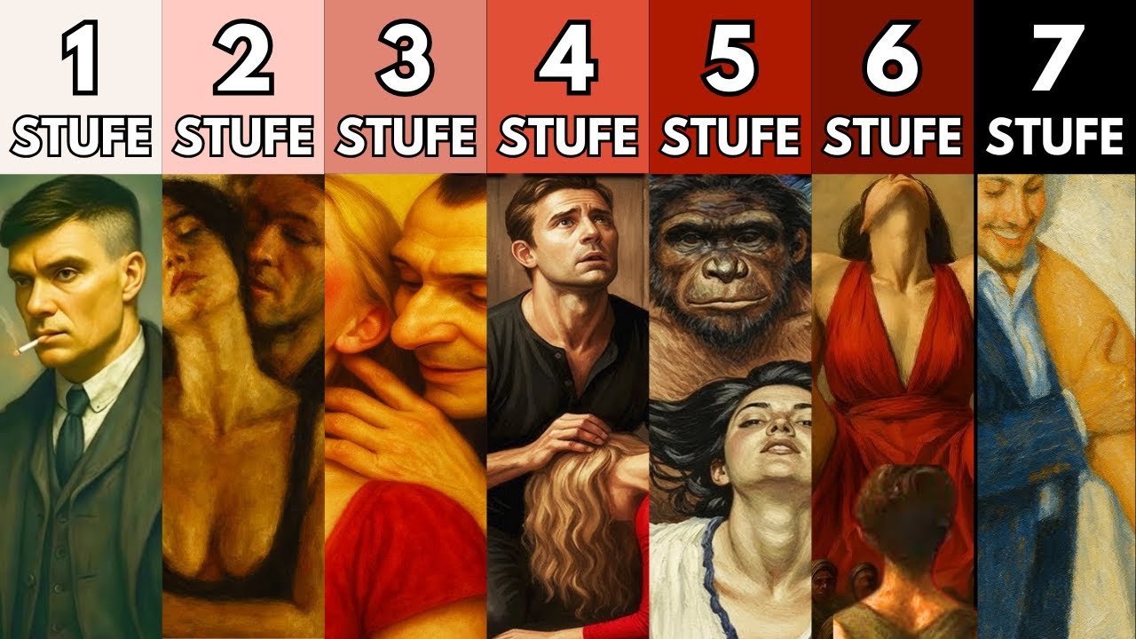 Die 7 Stufen männlicher Lust – Von Neugier bis zur Obsession (Dunkle Machiavellistische Psychologie)