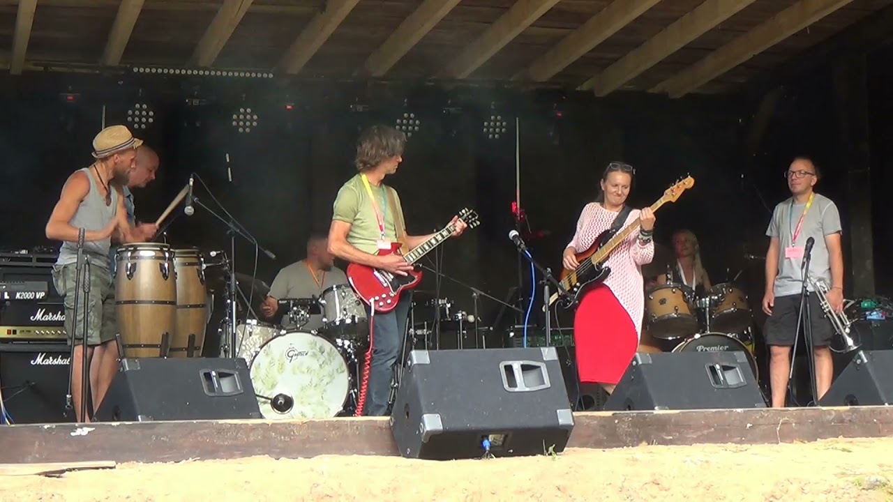 Festiwal Wolnych Muzyk&oacute;w Zielenin 30 07  1 08 2021 Tola Emili i George Raven Band