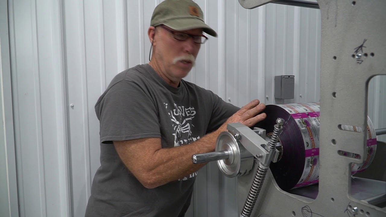 Turpack - more on setting up the film roll braking system