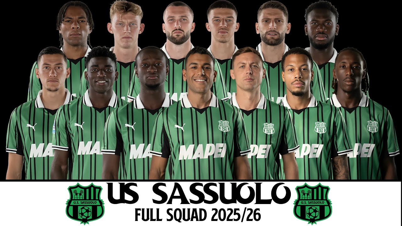 US Sassuolo Official Squad 2025/26 Season | Serie A 25/26