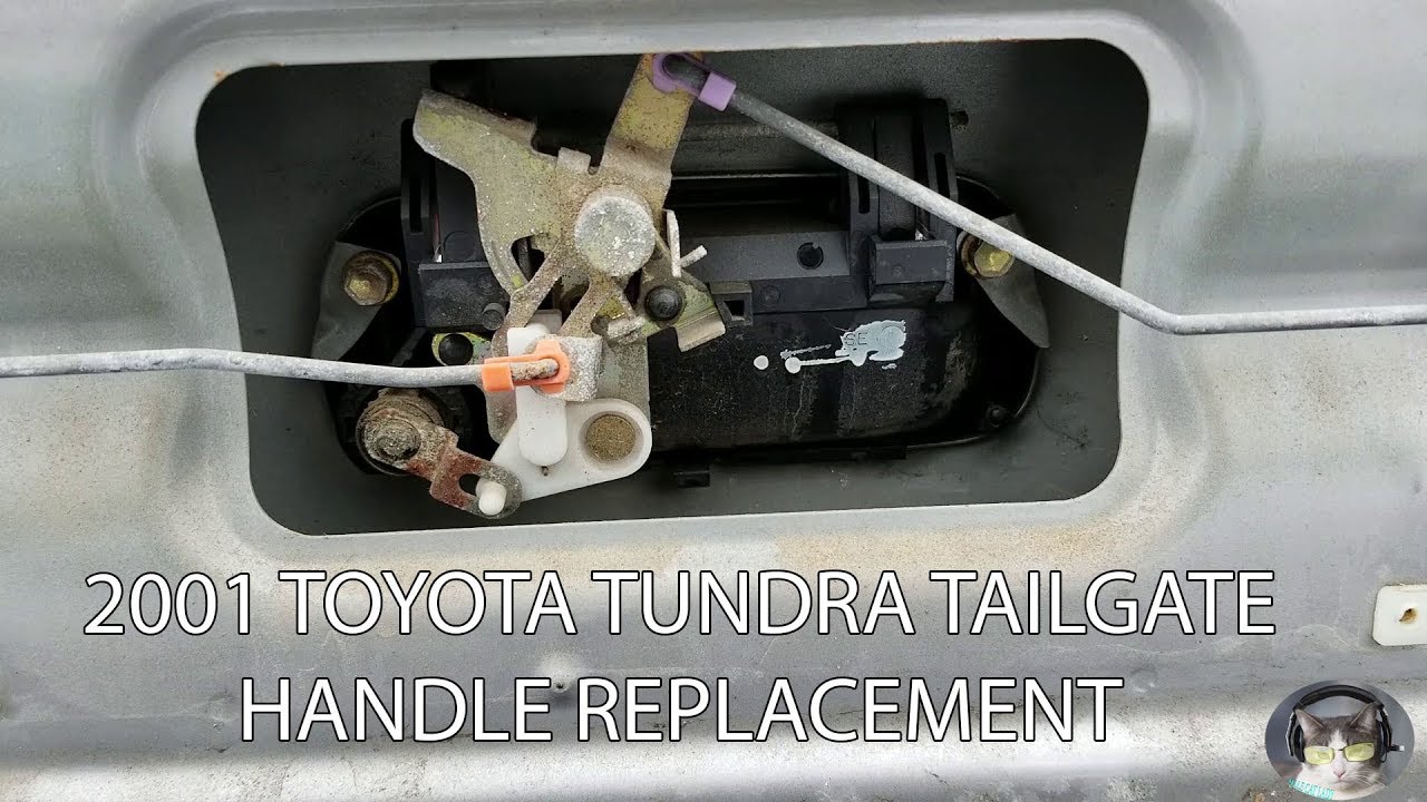 Замена ручки задней двери на Toyota Tundra 2001 года