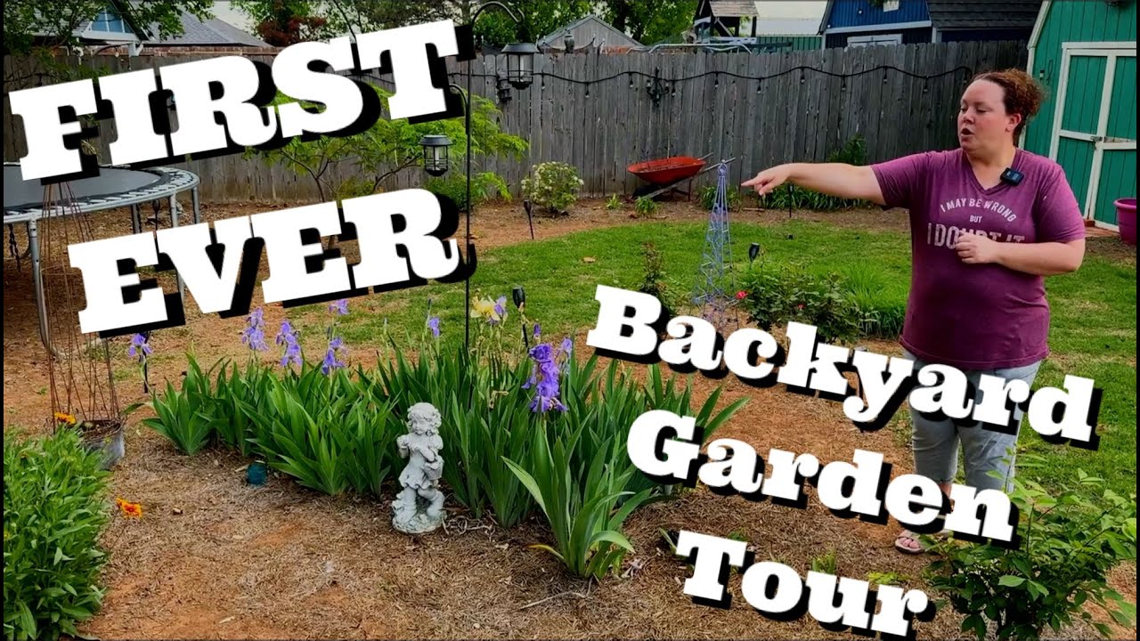 Backyard Garden Tour April 2024 | Short Hobby Garden | Drew and April