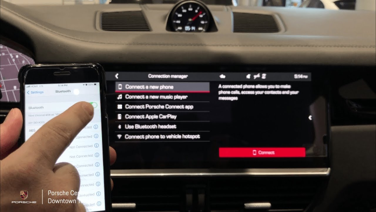 Как настроить Apple CarPlay® в вашем Porsche