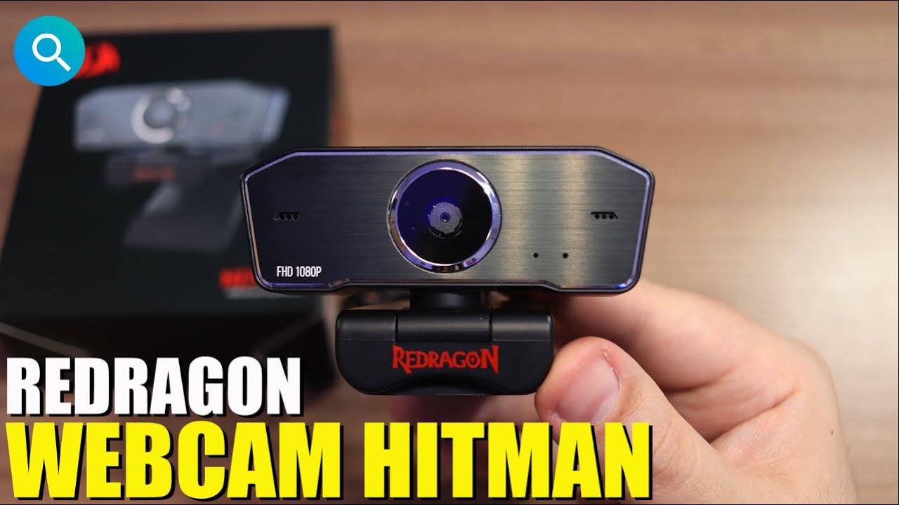 Redragon Webcam Hitman Full HD: Ideal para Reuniões Online por R$ 170!